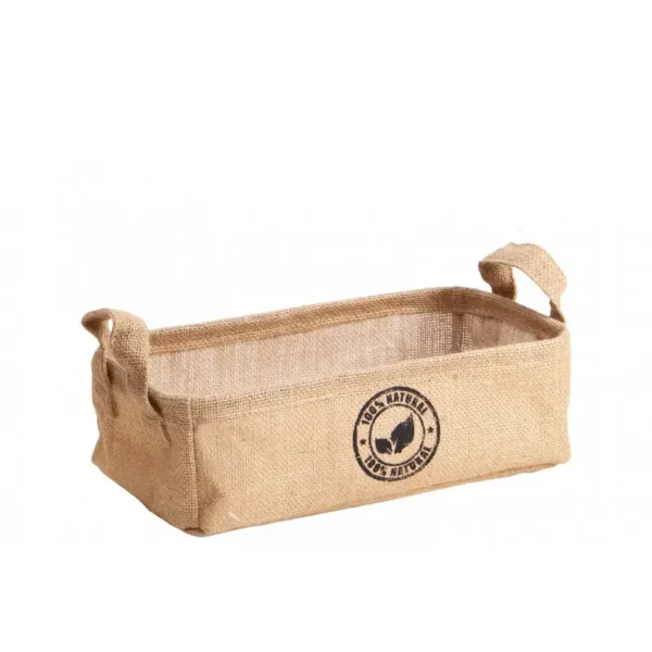 KORI juutti 100% natural suorakaide 33x18x10cm