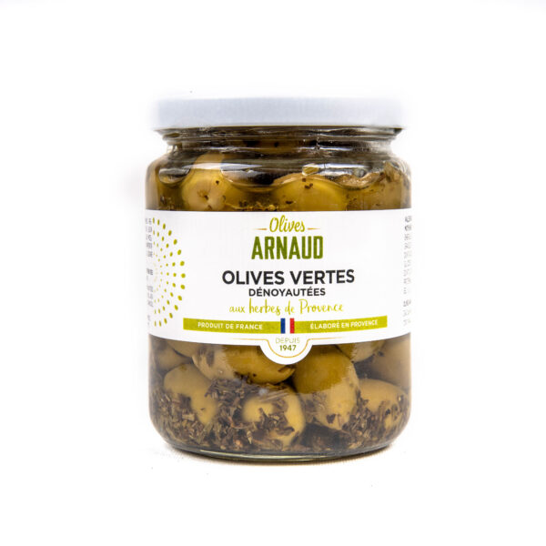 Oliivit - Provencen yrteillä maustettu kivetön vihreä 130g