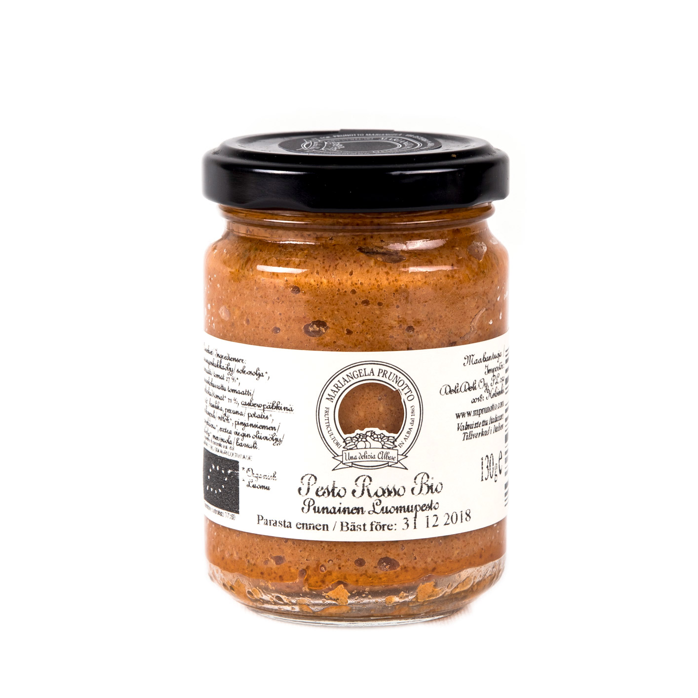 Punainen pesto, luomu ja vegaani 130 g