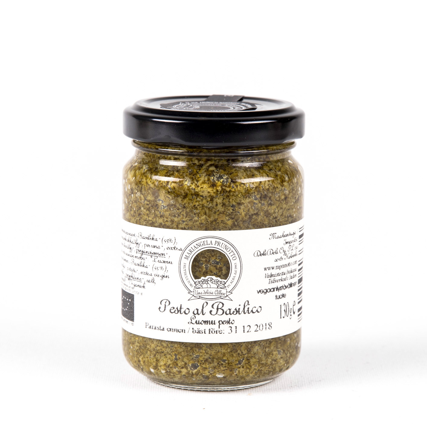 Vihreä pesto, luomu ja vegaani 130 g