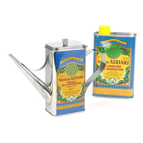 Ekstraneitsytoliiviöljy, Cuvée Prestige 500 ml & oliiviöljykannu, La Maison Alziari