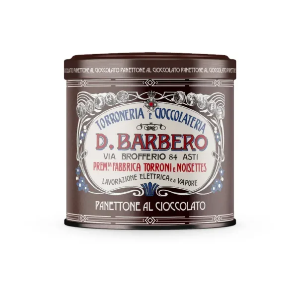 Barberon panettone cioccolato peltipurkissa 750g