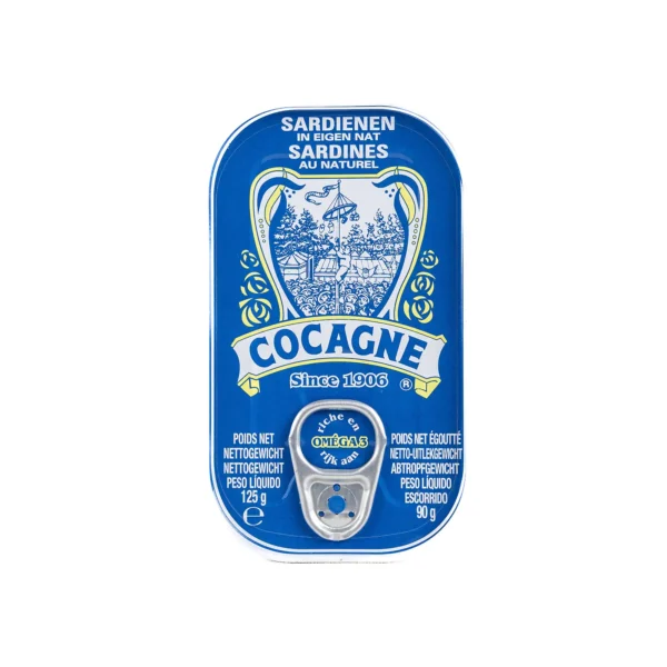 Cocagne sardiinit vedessä 125g