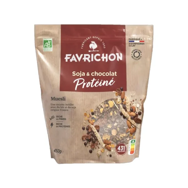 Crunchy suklainen mysli, 43% proteiinia luomu 450 g