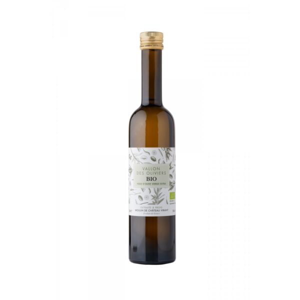 Vallon des Oliviers -luomuoliiviöljy, Chateau Virant, 500 ml