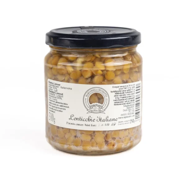 Italialainen kypsä linssi 310g