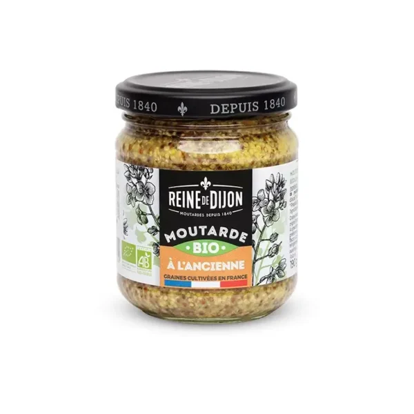 Karkea vanhanajan luomudijon sinappi 190g FI-EKO-201