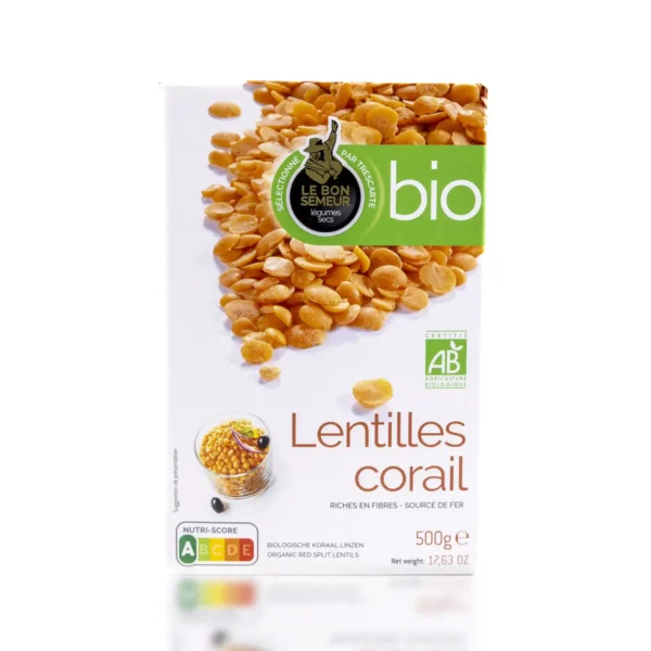 Le Bon Semeur punainen luomulinssi 500g