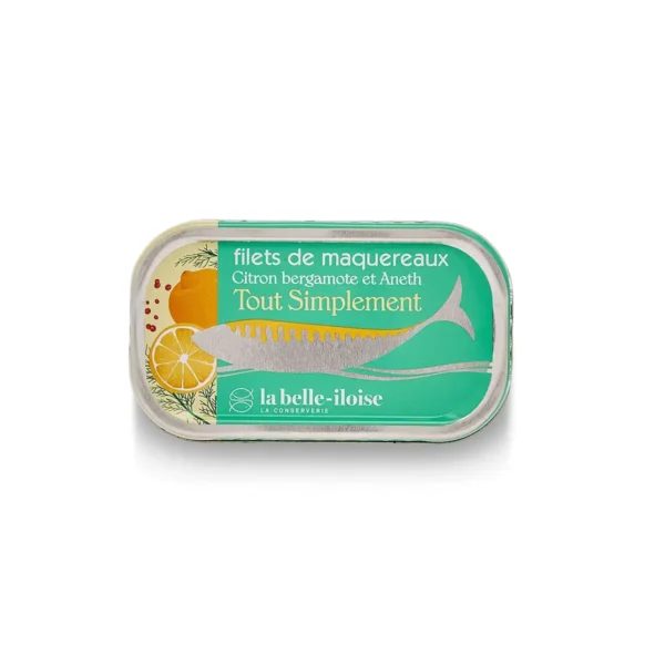 Makrillifilee bergamotti-sitruuna- ja tillikastikkeessa 118g