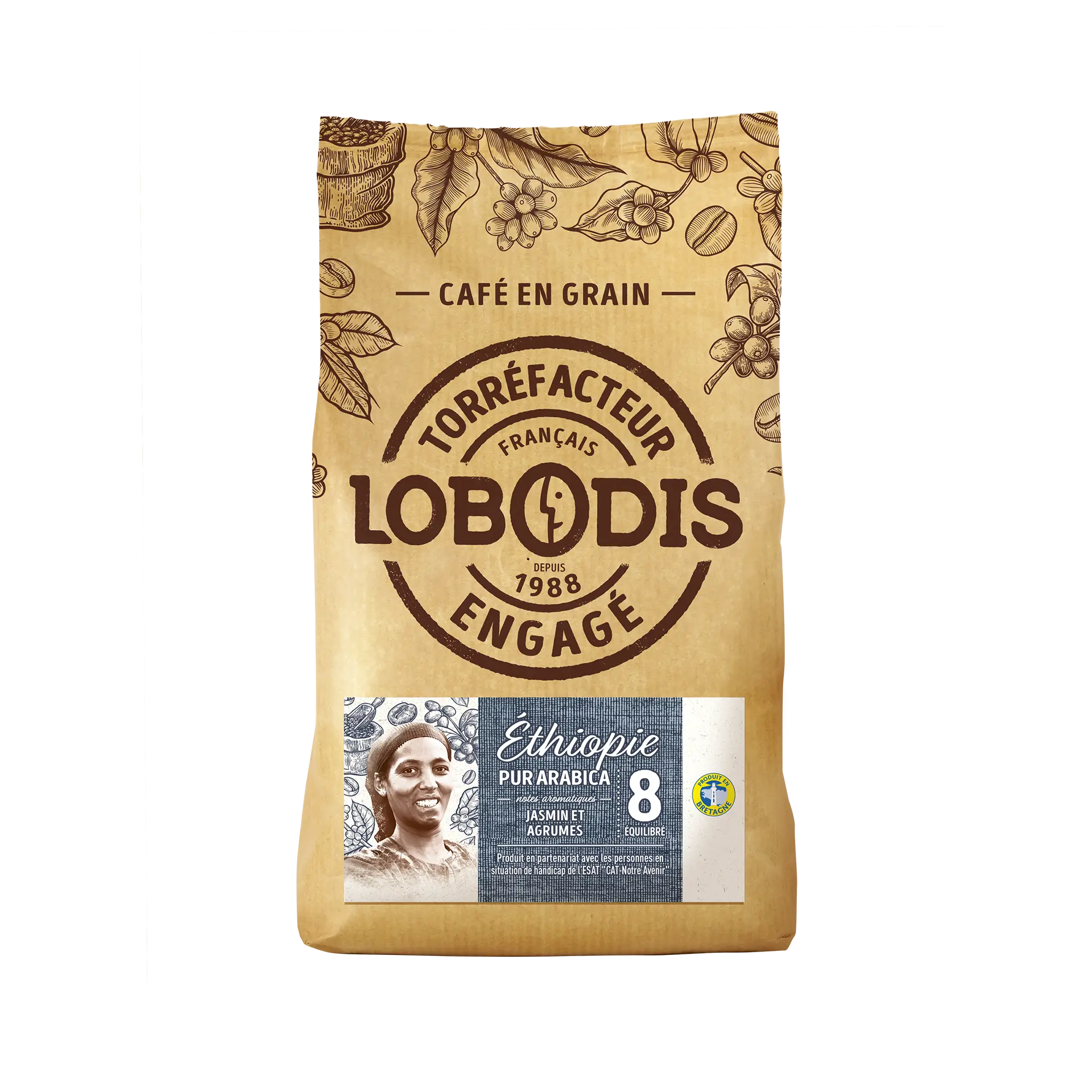 Moka Ethiopie-kahvipavut, pure origine 500 g