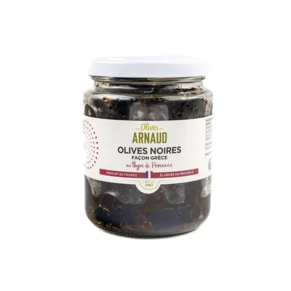 Oliivit – Timjamilla maustettu musta 150g