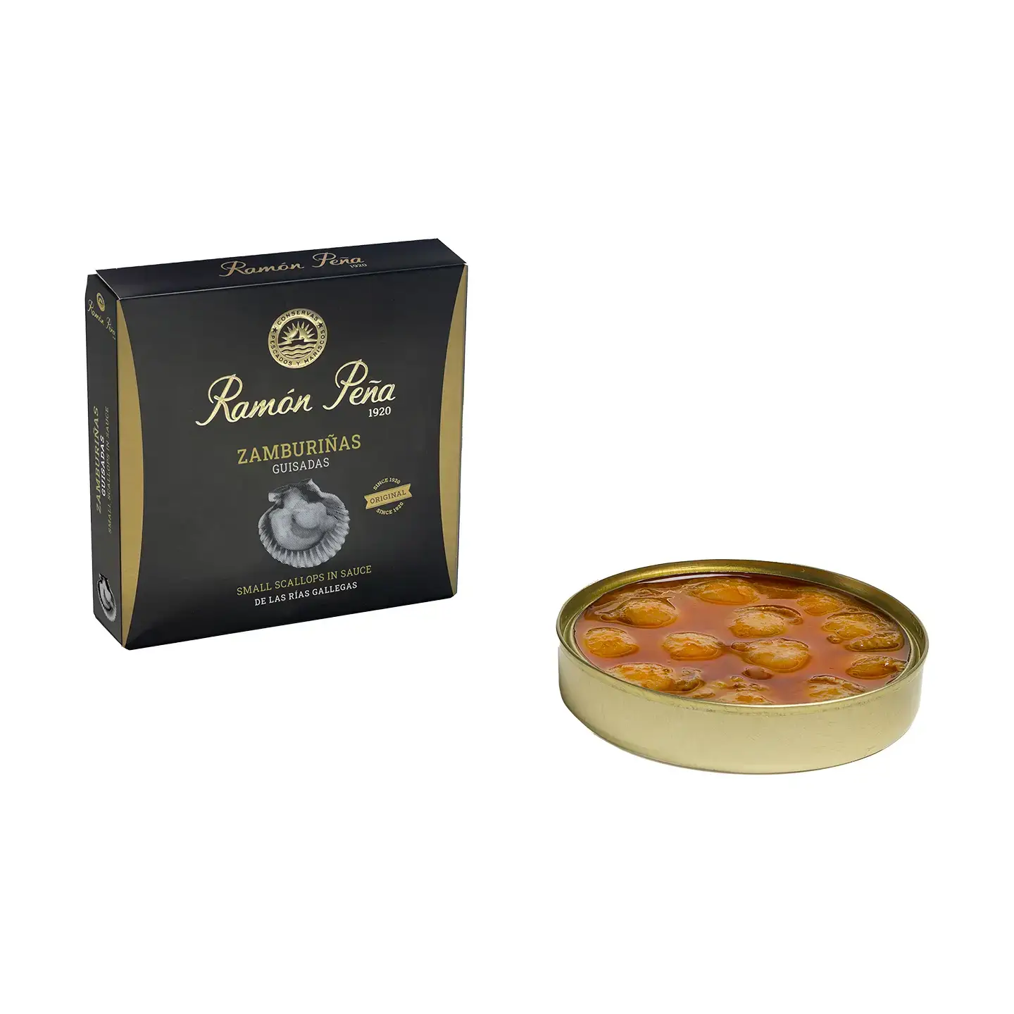 Pienet kampasimpukat maustekastikkeessa 110g