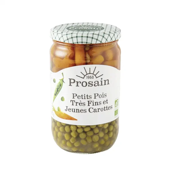 Pieni herne ja porkkana LUOMU 660g