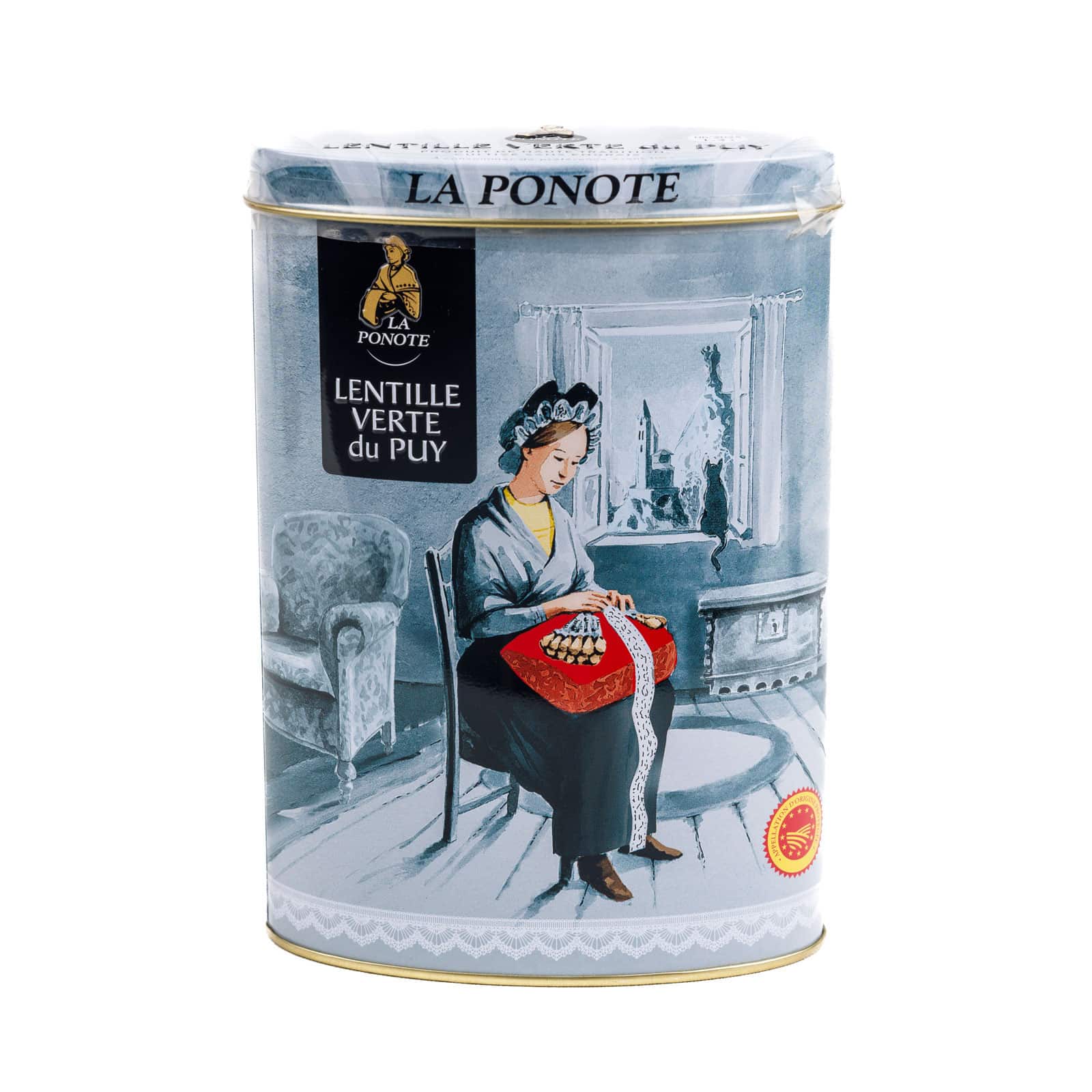 Puyn linssi AOP kaunis metalli rasia 500g