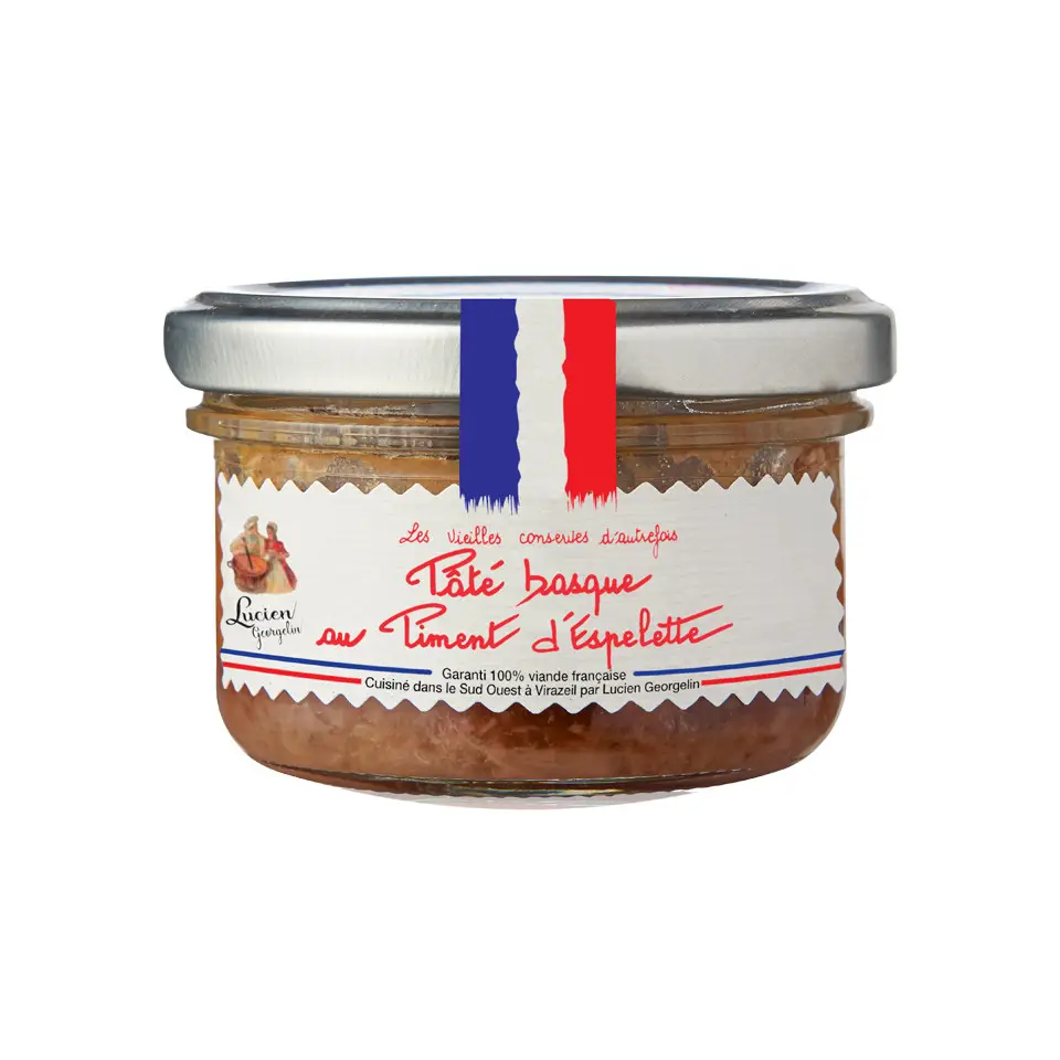 Ranskalainen Espeletten chilillä maustettu Baskimaan pate 70g