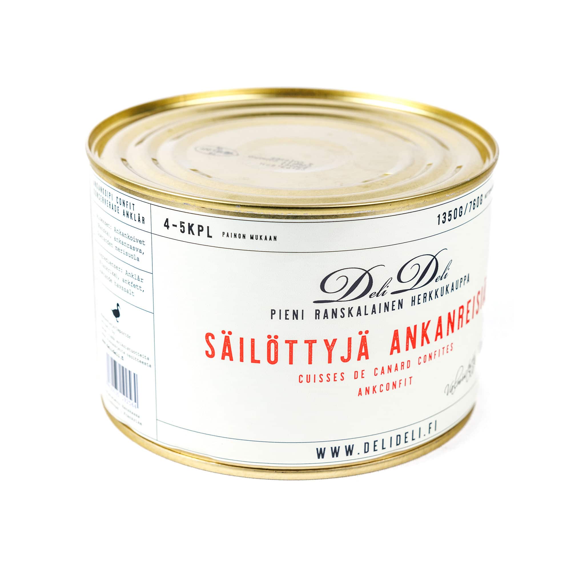 Ankankoivet, confit de canard, 4-5 kpl, 1350 g - Image 7